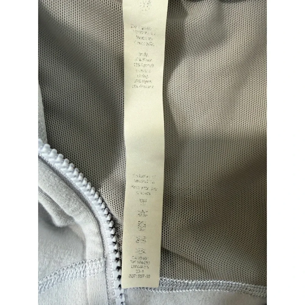 Lululemon Define Jacket Women‎ Size 6 Blue Luon Full Zip Yoga Running Activewear
